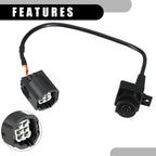 Rear View Backup Camera for Ram 1500 2500 3500 (2010) - Plastic Black