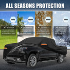 Waterproof Car Cover for Chevy Silverado (210D-PU, Black)