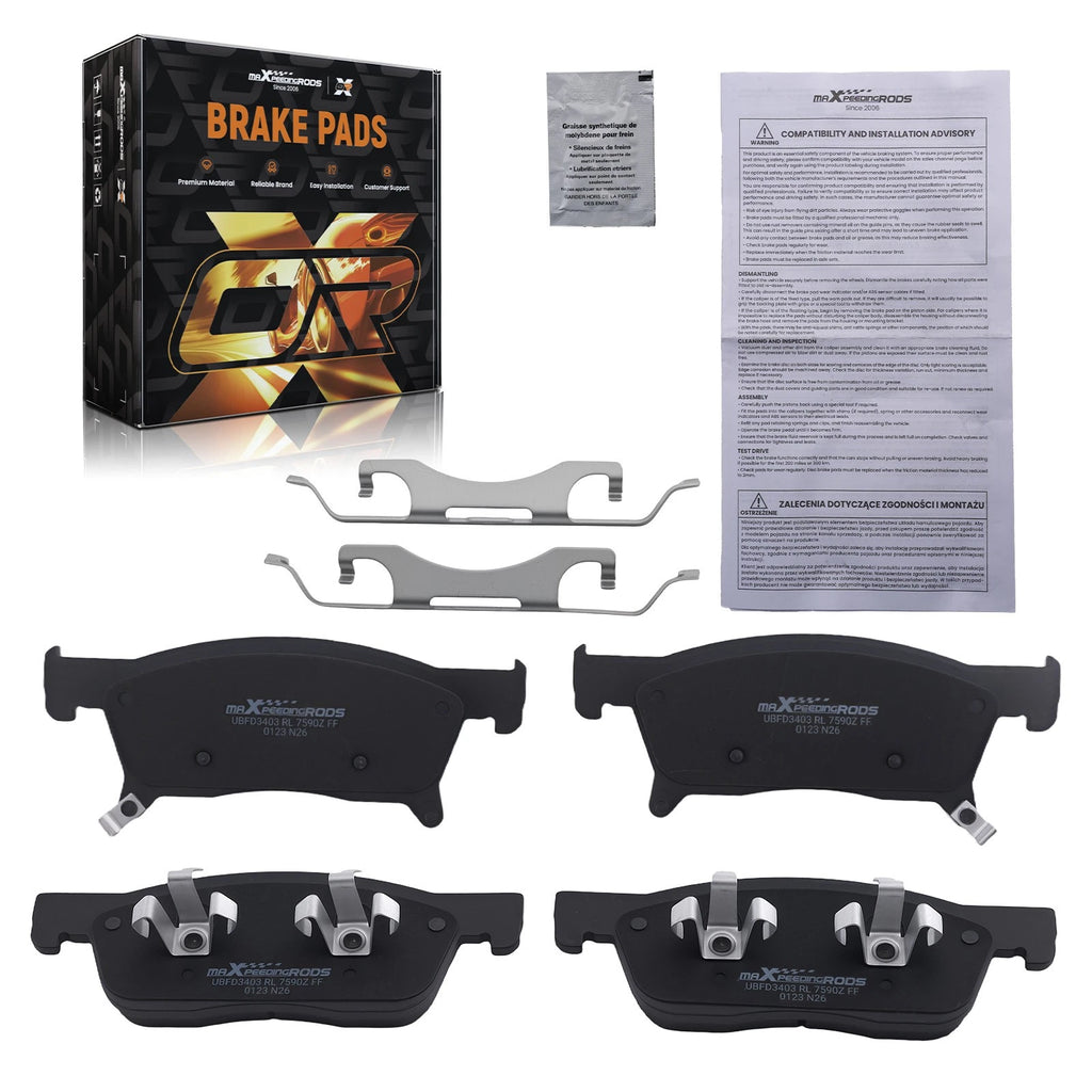 Set of 4 Front Ceramic Brake Pads for Subaru Ascent (2019–2025) P2170 D2170