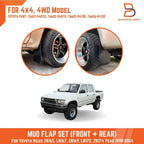 Mud Flaps Guards for Toyota Hilux 4WD 4X4 (1998-2004)