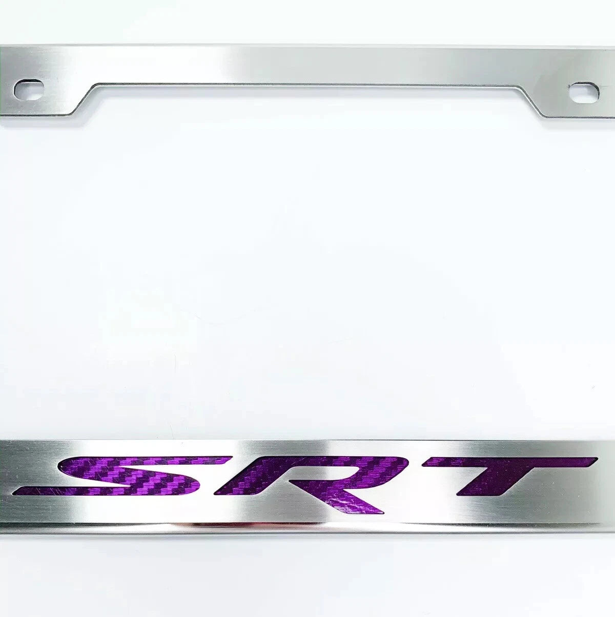 License Plate Frame Front for Dodge SRT Stainless Steel Replacement (2015–2021)