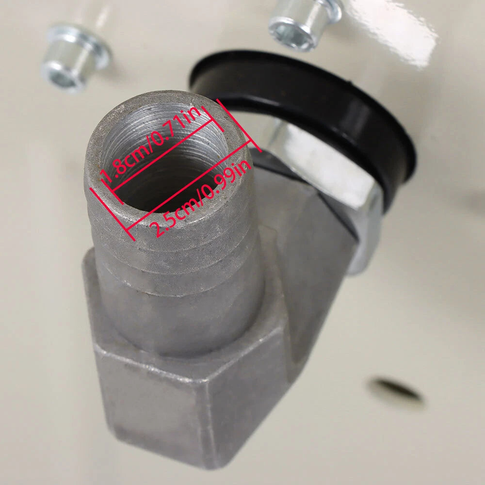 1" x 33' Retractable Diesel Fuel Hose Reel for Automotive Use