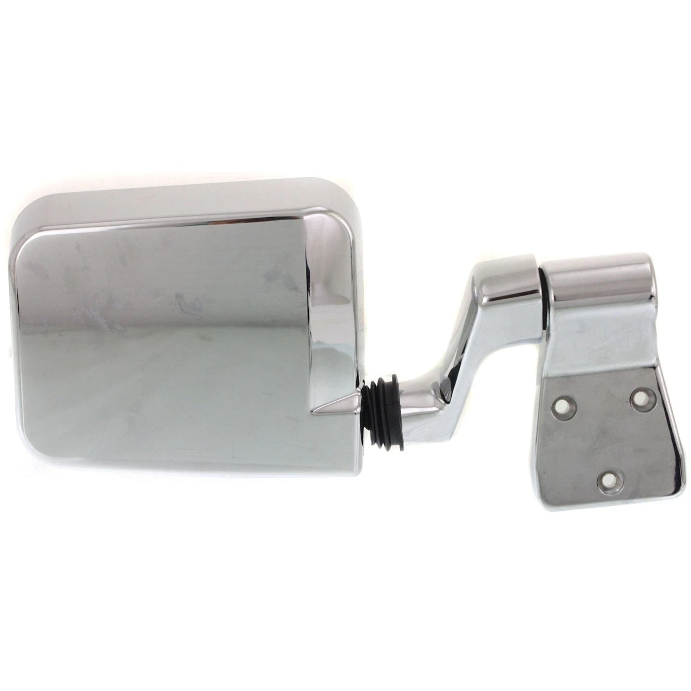 Set of 2 Manual Mirrors for Jeep Wrangler (1987–1995) Chrome Metal Housing