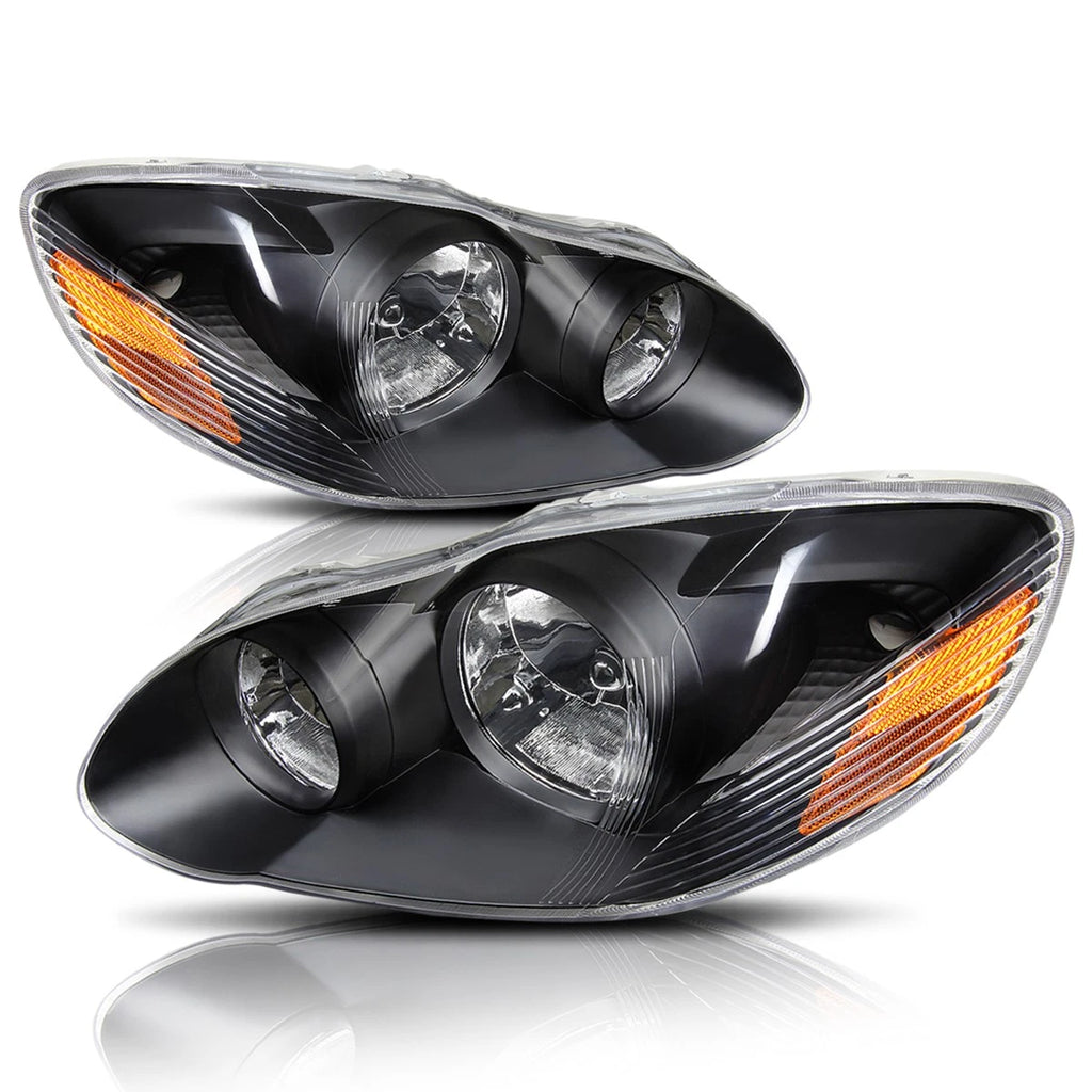 Headlight and Amber Side Corner Signal Lamps Pair for Corolla (2003–2008)
