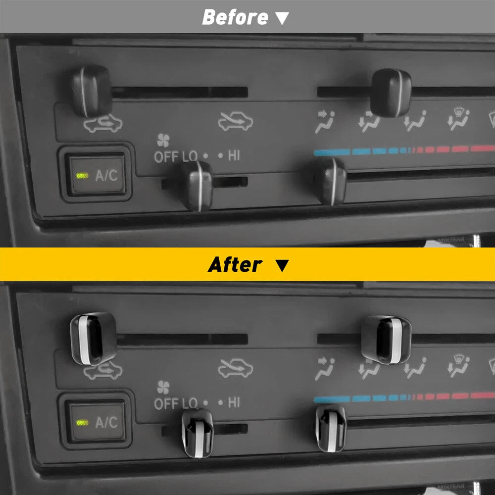 Set of 4 Heat AC Control Knob Switches for Toyota 4Runner (1984–2002)