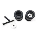 Black Swingarm Spools 6mm for Yamaha FZ-1 FZ6 FZ8 FZS1000 FZS600 R1 (2006–2016)