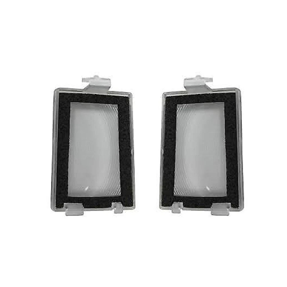 Pair Rear License Plate Light Lens for Jeep Grand Cherokee (2005–2010)