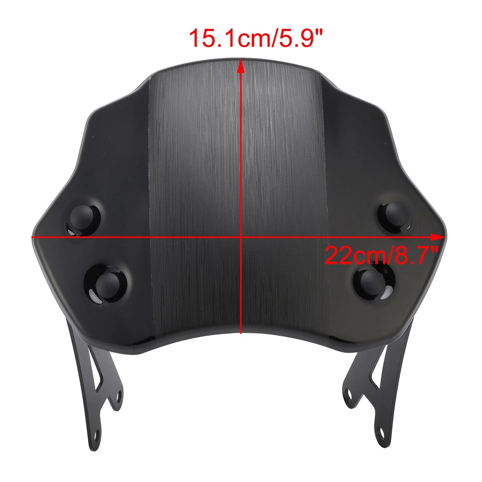 Windshield for Scrambler 400 X (2024–2025) Black