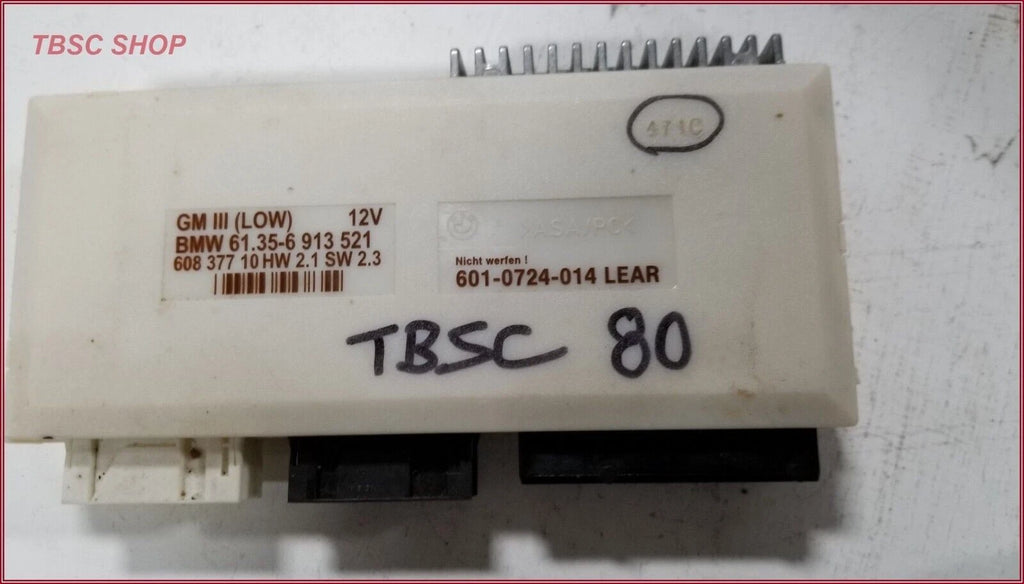 Body Control Module BCM 6010724014 for BMW 5 7 Series E39 E38 (2001–2004)
