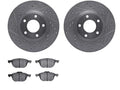 Front Brake Pad and Rotor Kit for Mazda 3 Sport (2010–2013) DK473VN