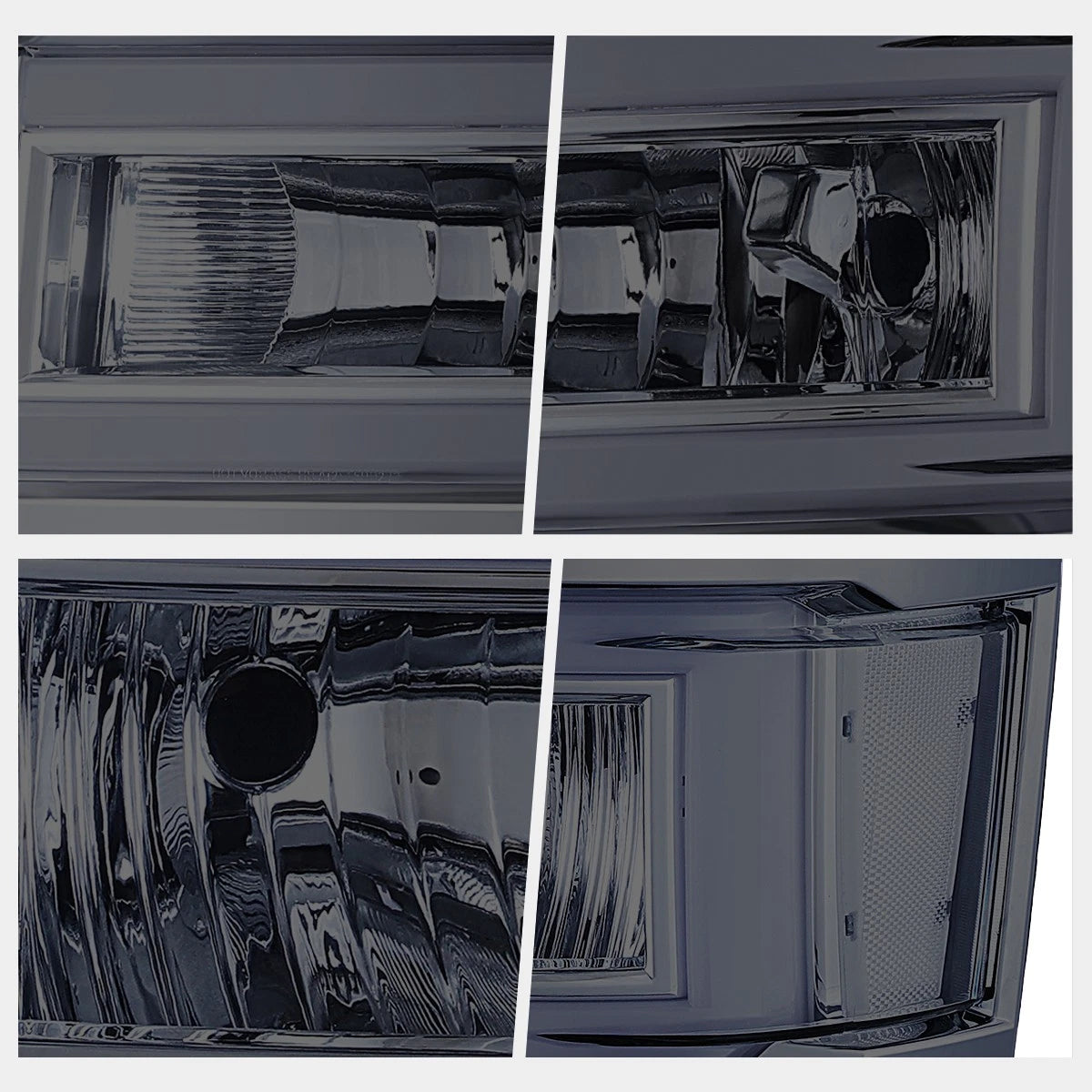 C-Shape LED DRL Sequential Turn Headlights for Silverado 1500 (2014–2015)