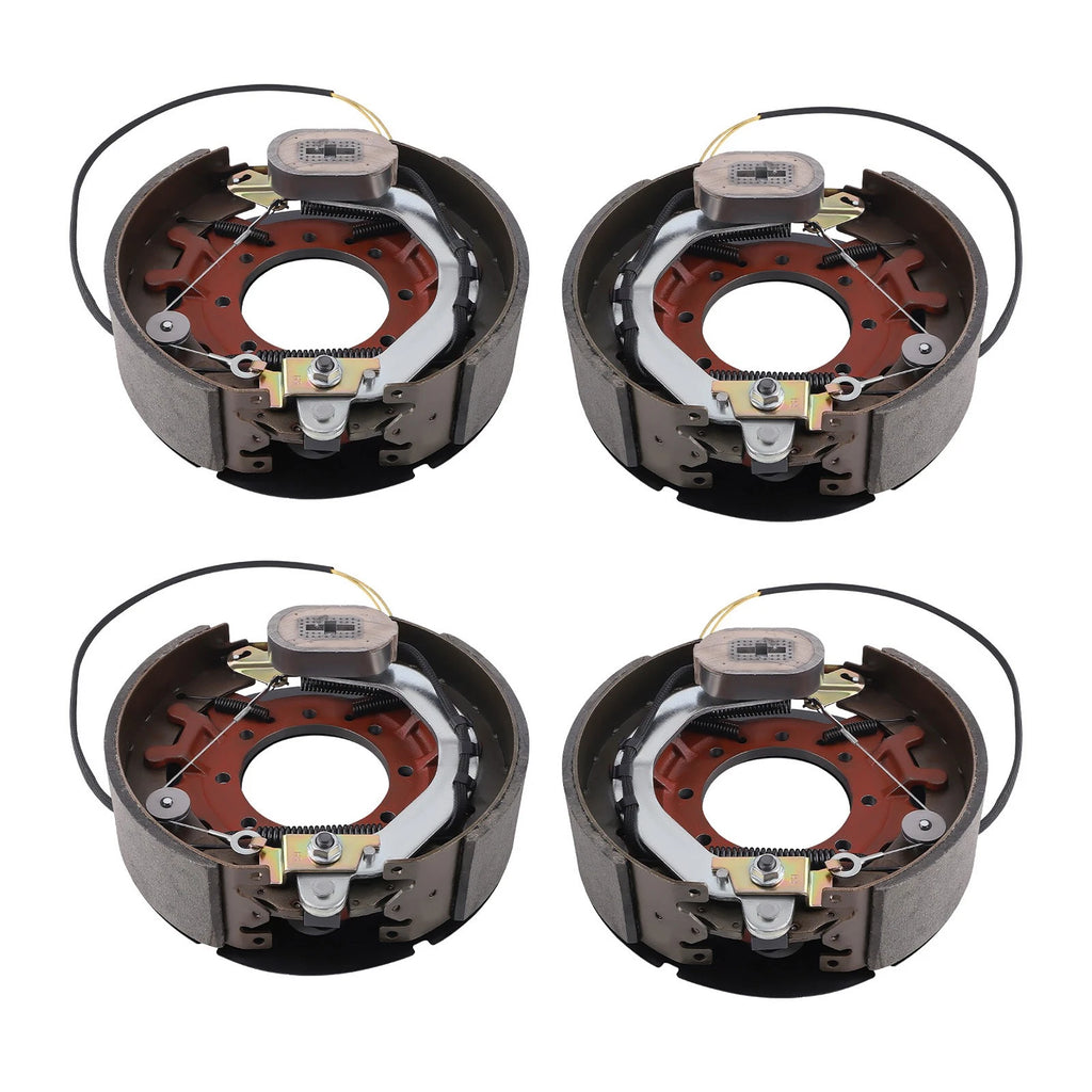 4* 12-1/4" x 3-3/8" Electric Trailer Backing Plate Brake For Trailer Axle 23-451