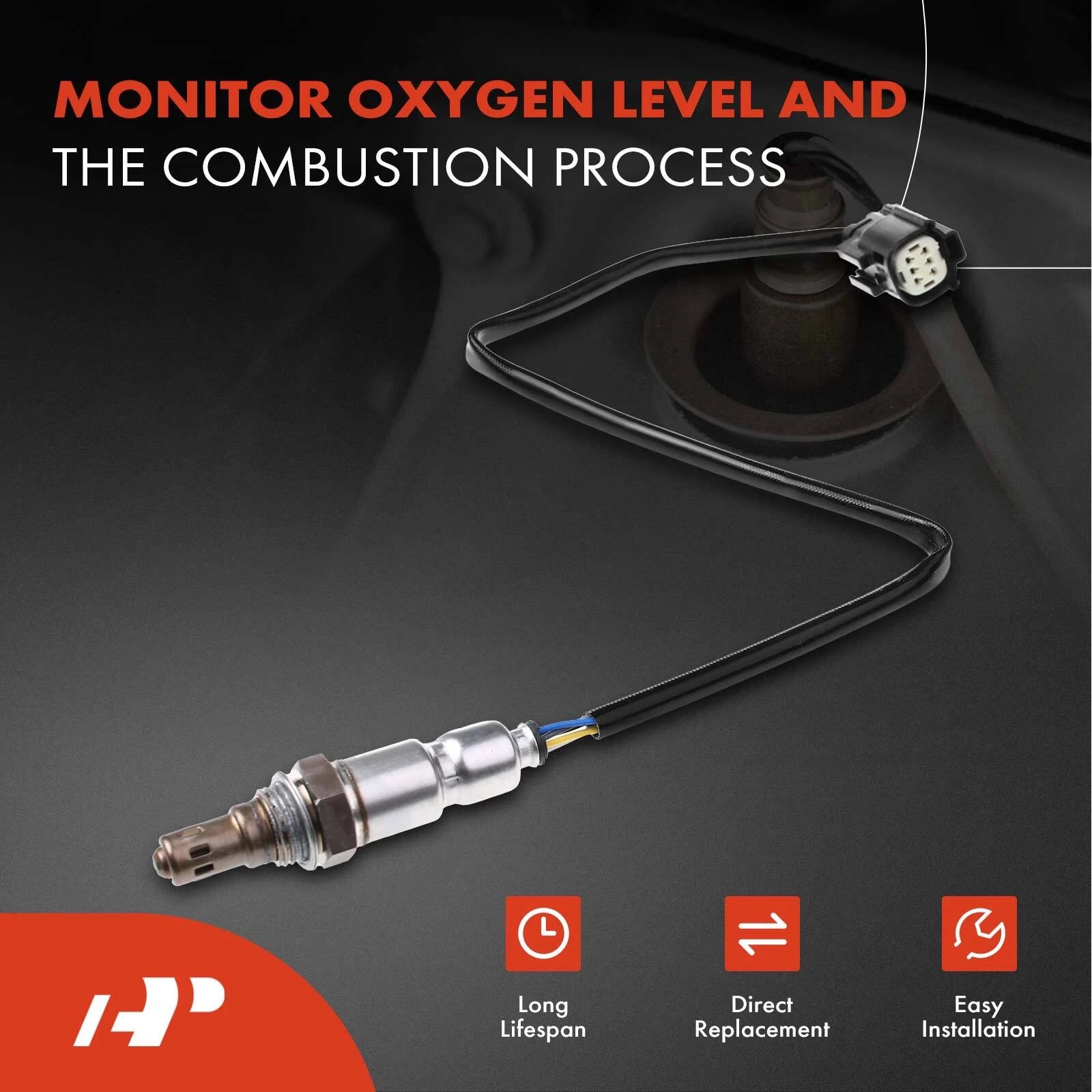 2X O2 Oxygen Sensors for Ford Mustang E-350 Super