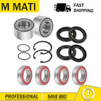 Front & Rear Wheel Bearing Seal Kit for Yamaha Grizzly Kodiak Big Bear (335–450)