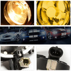 Set of 2 Amber Lens Front Bumper Fog Lights for Mitsubishi Eclipse/Galant (2002–2008)