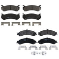 Set of 4 TRW Pro Metallic Brake Pads for Cadillac Chevrolet GMC