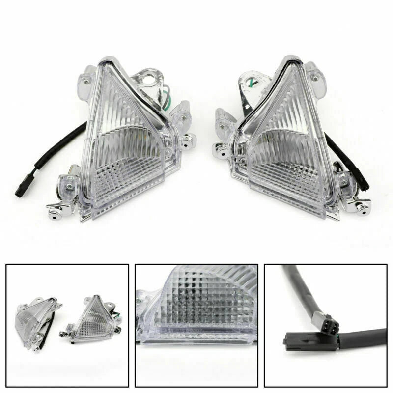 Front Turn Signal Lens for Kawasaki ZX10R (2004–2005) Clear B B/T9