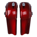 Red Hard Saddlebags with Electronic Latch for Indian Chieftain (2014–2018)
