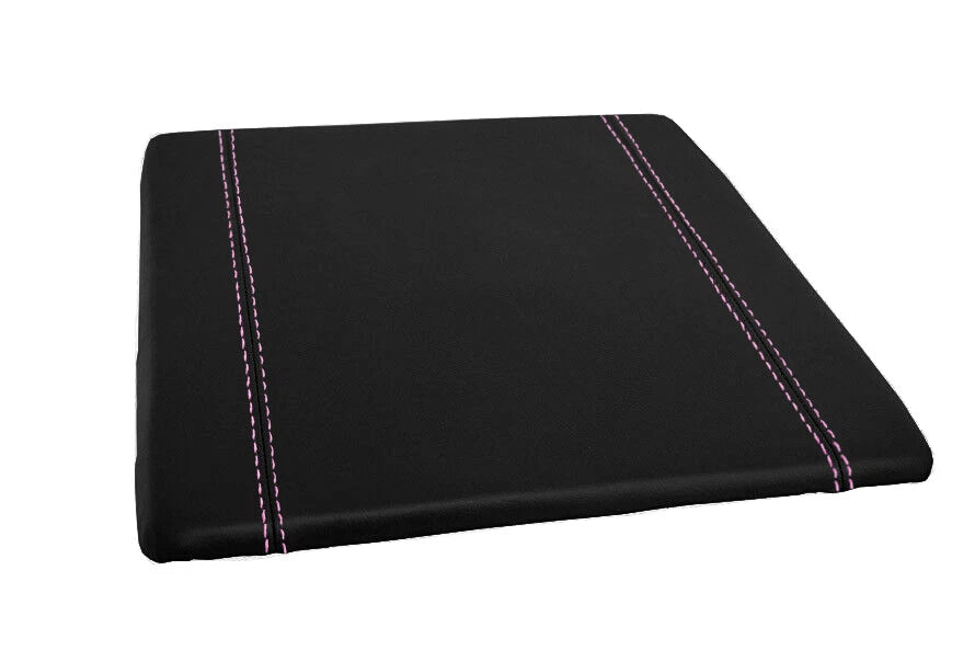 Armrest Cover for Ford F250 (2011–2016) Leather with Pink Stitch