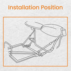 Universal Sidecar Installation Set for Harley, Kawasaki, Suzuki, Yamaha