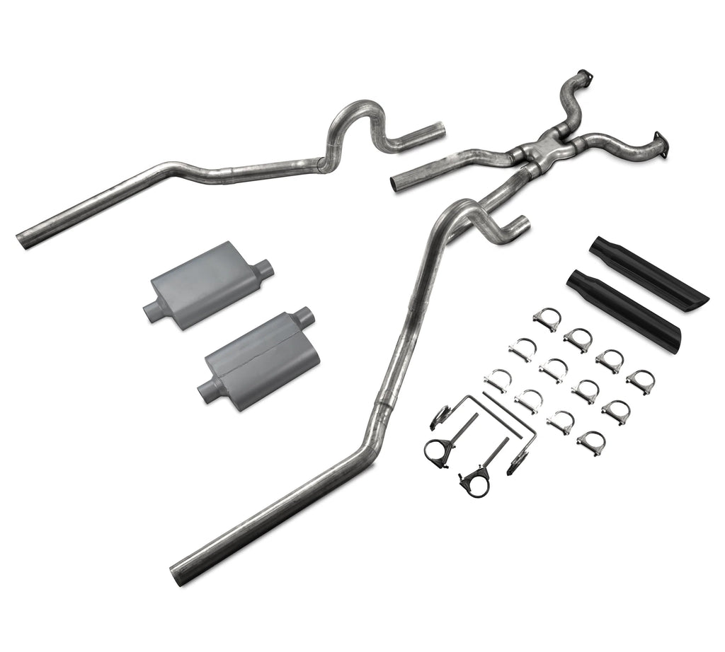 2.5" Dual Exhaust Mufflers for Ford Crown Victoria P71 (2004–2011)