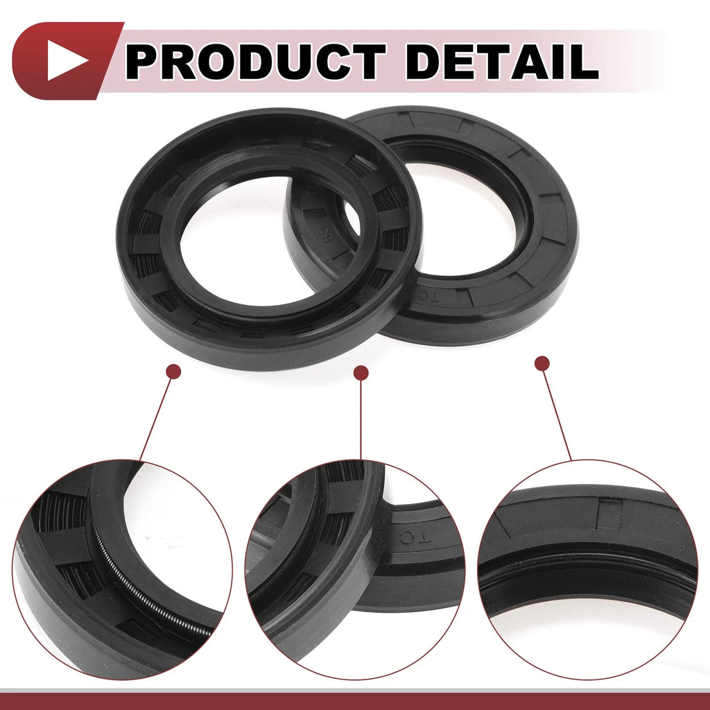 Set of 5 Rotary Shaft Oil Seals 40x65x10mm Nitrile Rubber