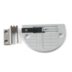 Set of 1 Flat Car Anti-Crease Needle Plate & Feed Dog for Juki DDL-5550, 8300