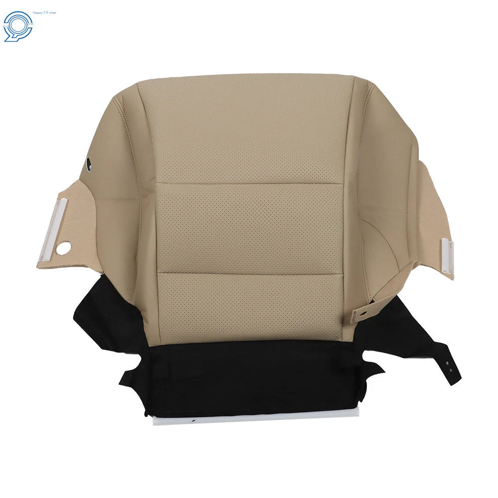 Driver Side Bottom Seat Cover for Honda Accord (2013-2017) Perforated Leather Tan