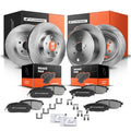 Set of 4 Disc Brake Rotors & Ceramic Pads for Subaru Forester (2009–2013)