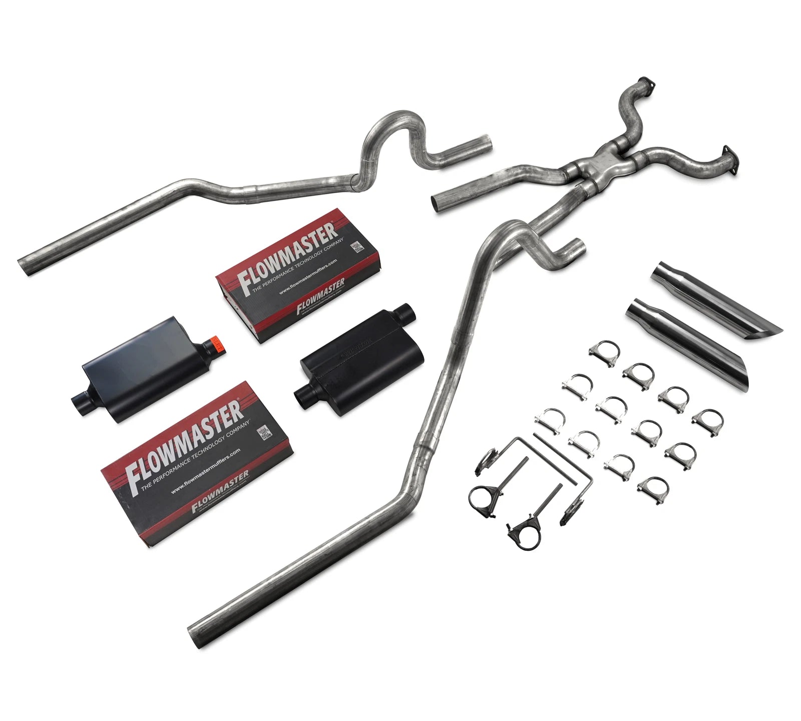 Dual Exhaust System for Ford Crown Victoria P71 (2004–2011) - Flowmaster 40 Series
