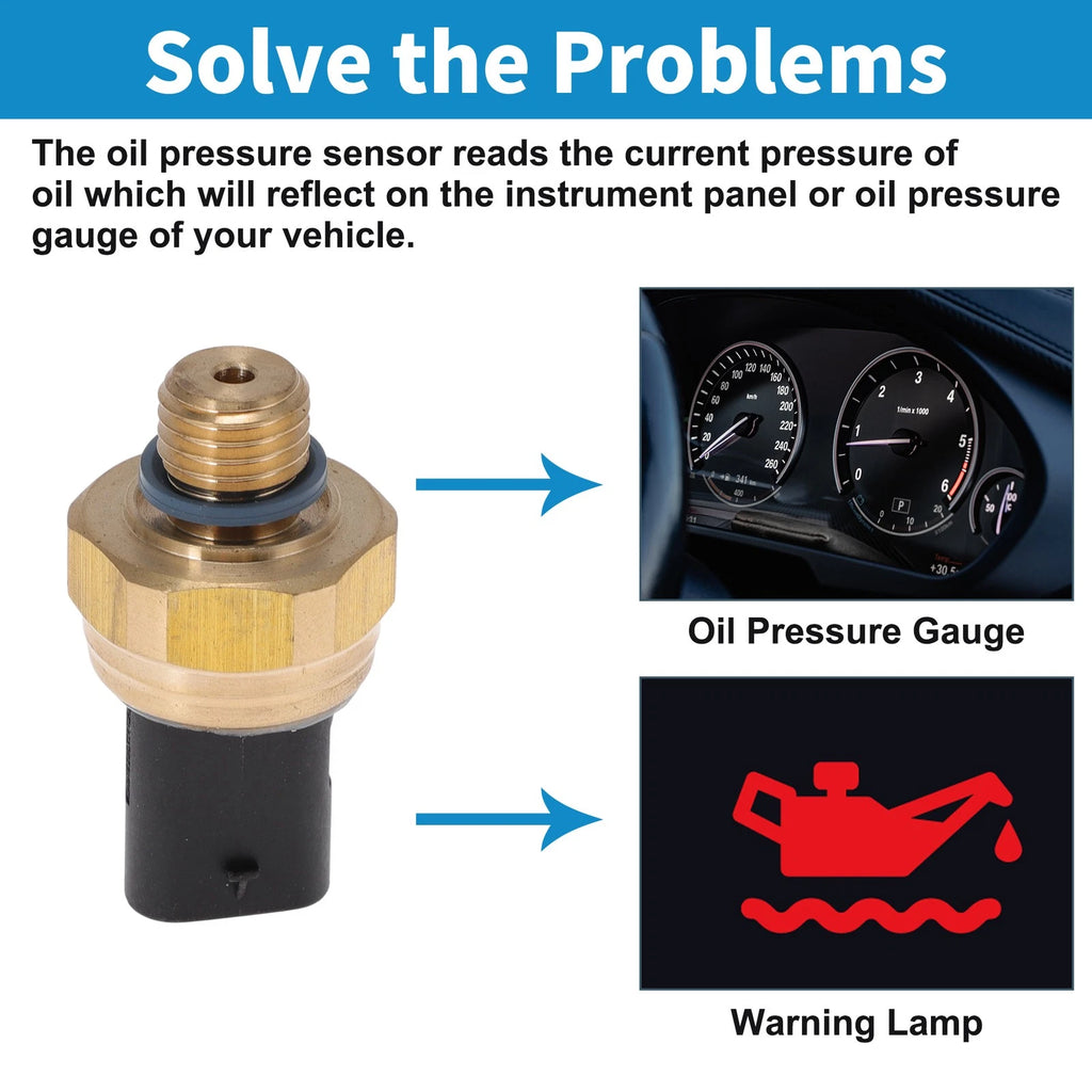 Engine Oil Pressure Sensor for BMW 335i F30/E90/E92/E93 (2012–2015) No.9802152780