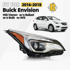 HID Headlight for Buick Envision (2016–2018) AFS RH Passenger w/o Bulb & Ballast