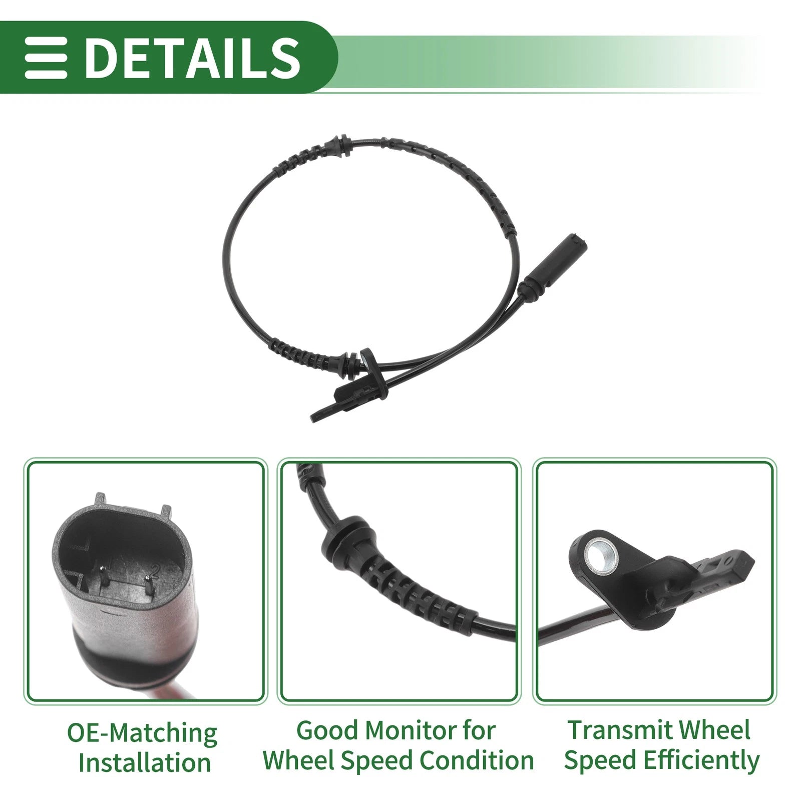 ABS Wheel Speed Sensor No. 34526895881 for BMW X1 (2018–2022)
