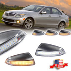 Switchback LED Mirror Signal Lights for Benz C-Class W204 (2008–2014)