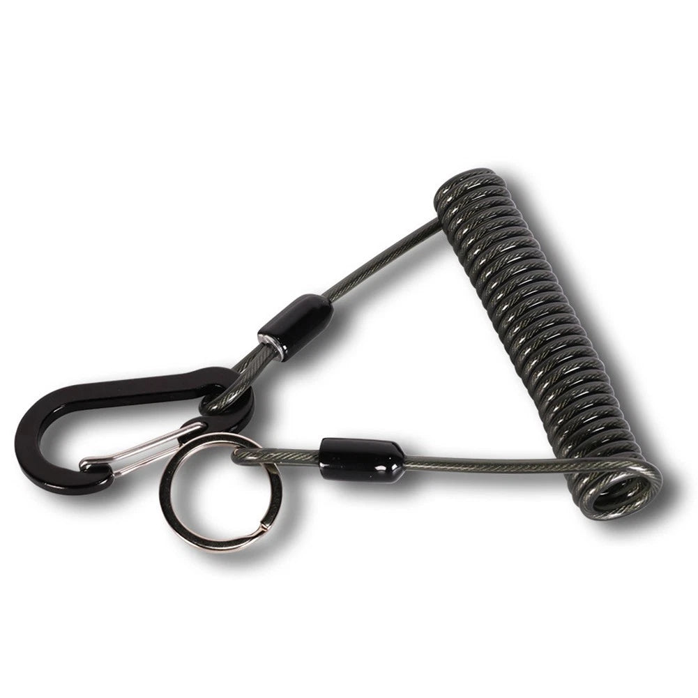 Anti-lost Wire Spring Rope for Fishing Tackle (1.2M/2M)