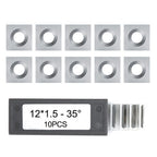 Square Inserts 12x1.5mm for Rough Woodworking
