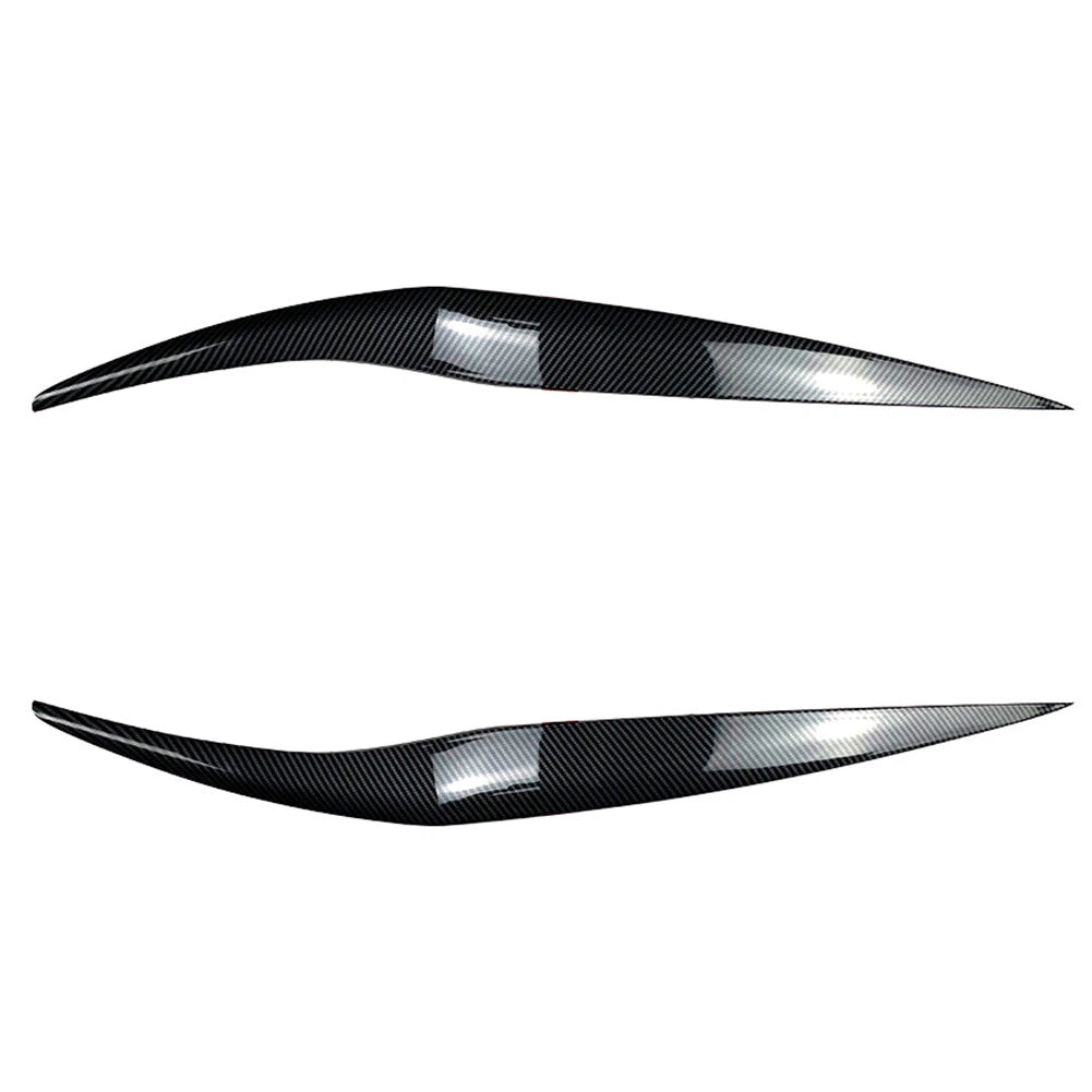 Pair Headlight Eyebrow Cover Trim for Ford Fiesta MK6.5 (2013–2017)