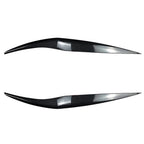 Pair Headlight Eyebrow Cover Trim for Ford Fiesta MK6.5 (2013–2017)