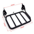 Black Sport Luggage Rack for Harley Fat Boy Breakout (2018–2020)