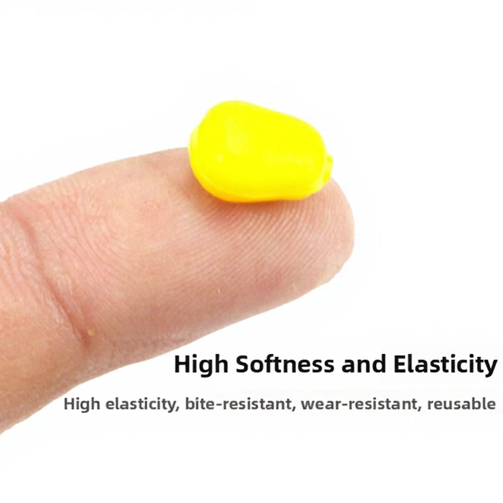 50pcs Yellow Floating Fishing Lures for Carp (Saltwater)