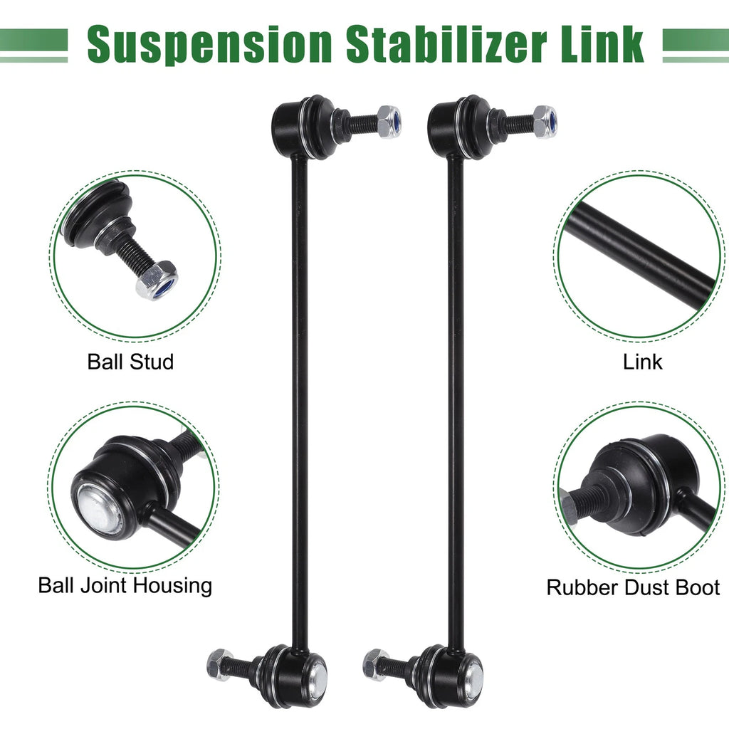 6pcs Front Suspension Kit Tie Rod End Sway Bar Link for Ford C-Max (2013–2014)