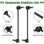 6pcs Front Suspension Kit Tie Rod End Sway Bar Link for Ford C-Max (2013–2014)
