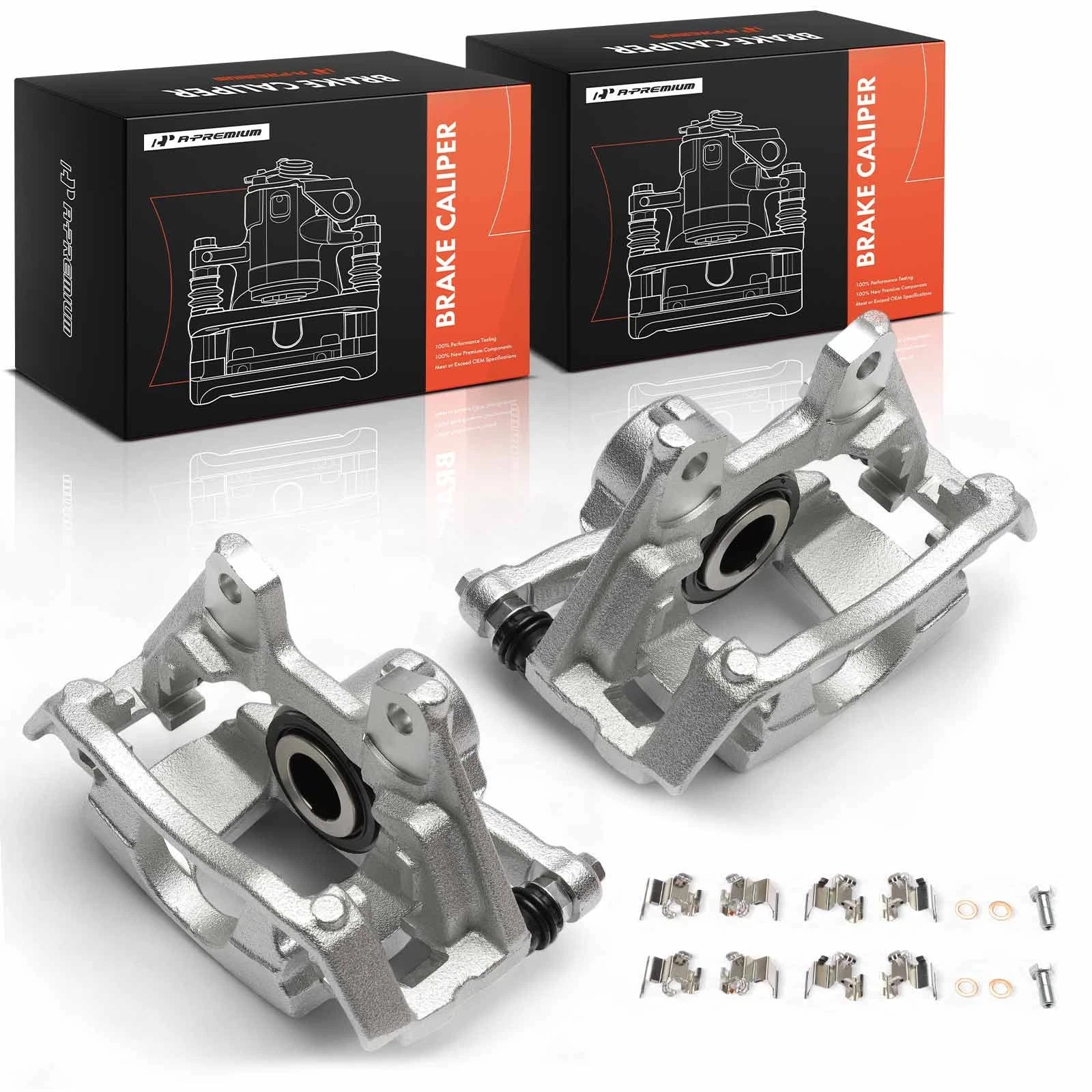 Pair Rear Brake Calipers for Jeep Wrangler JL (2018–2023)