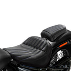 Rider Driver & Passenger Seats for Harley Street Bob (2018–2024) Blue Stitching