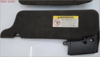 Set of 2 Sun Visors for Ford Mustang (1994–2004) Black Cloth