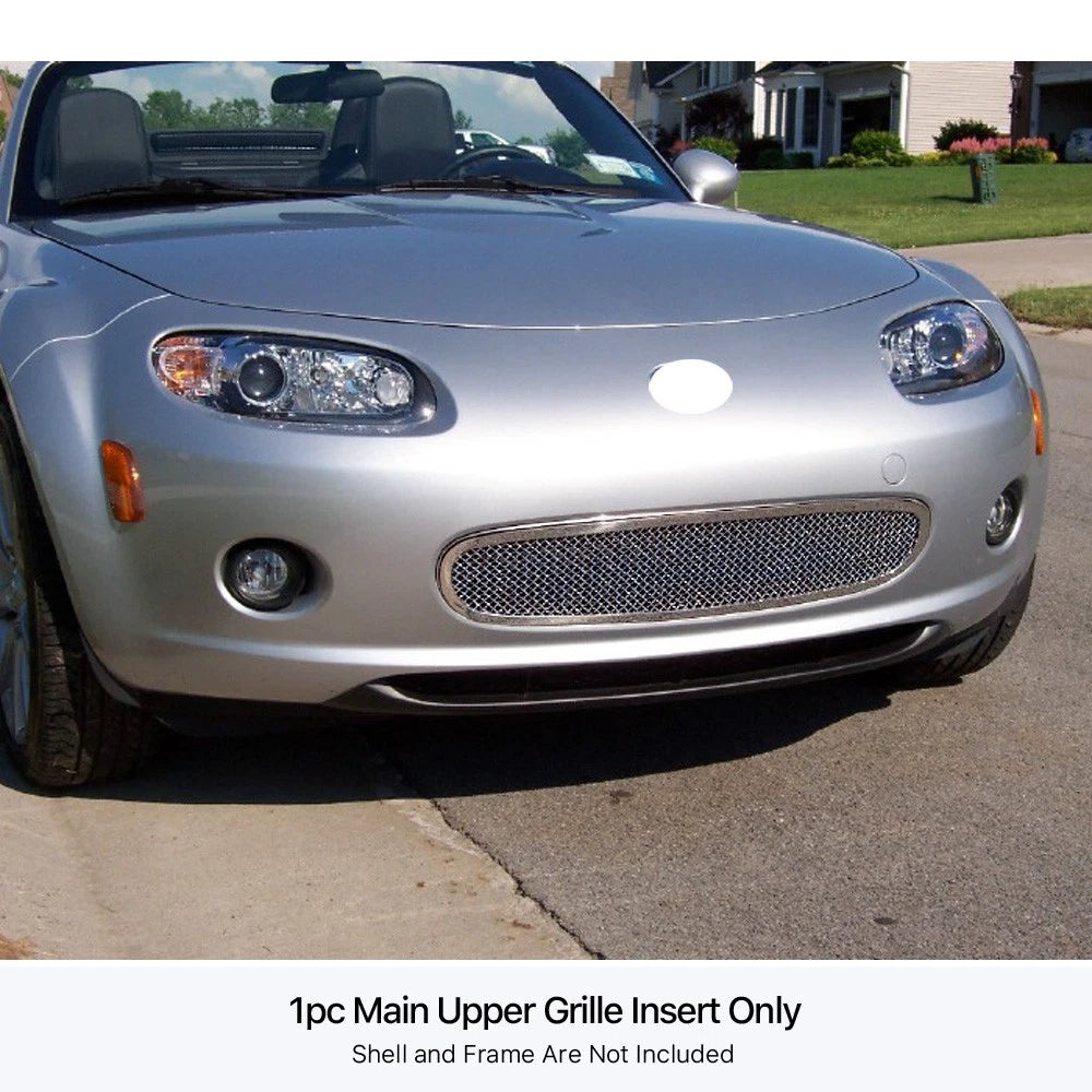 Stainless Steel Chrome Mesh Grille Insert for Mazda MX-5 (2006-2008)
