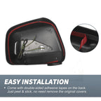 Pair Rearview Mirror Cover Overlay with LED Gloss Black for Lexus RX300 (1999–2003)