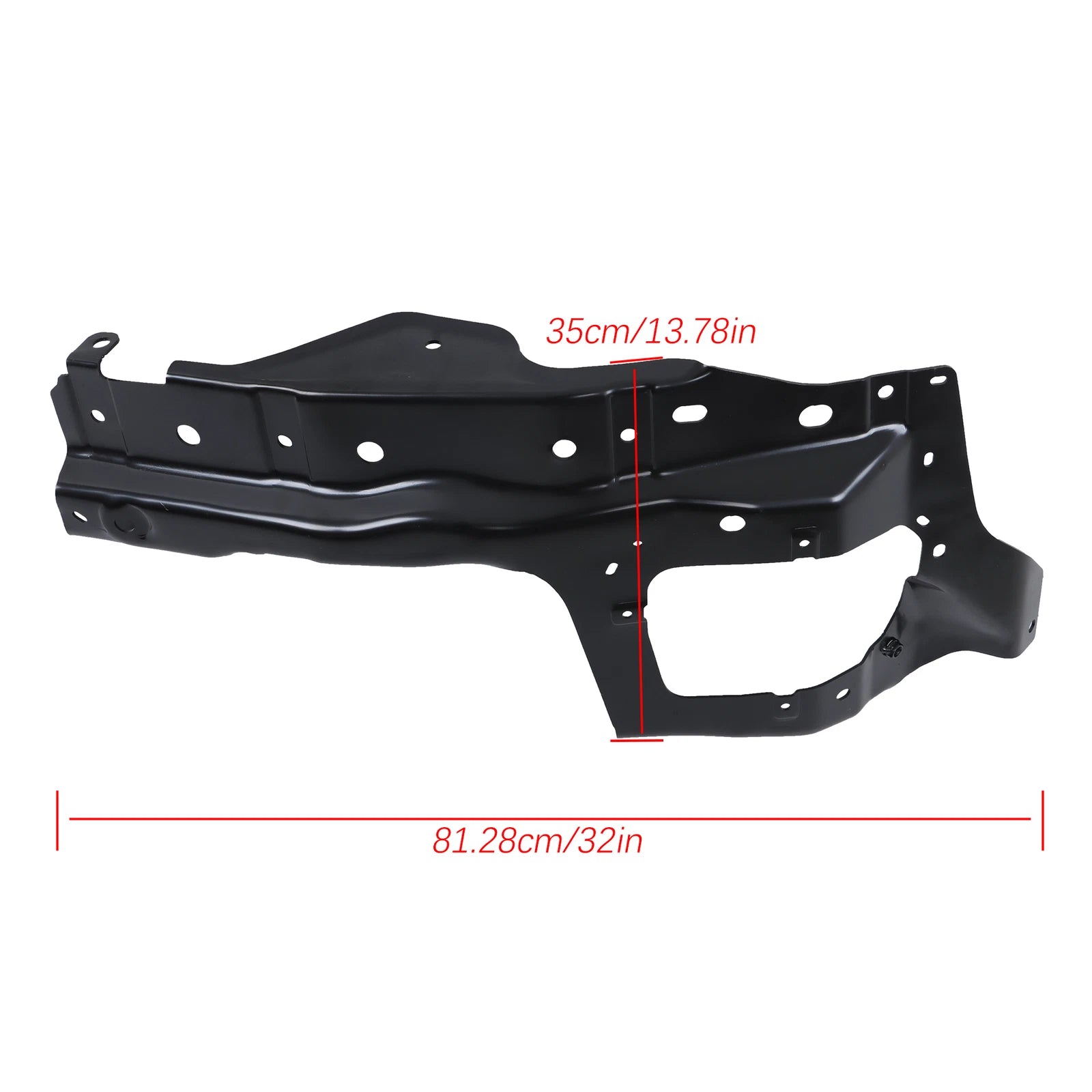 Black Front Bumper Bracket for GMC Sierra 1500 (2022–2024)