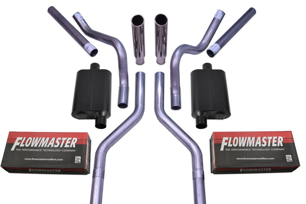 2.5" Dual Exhaust Kit for Suburban Yukon (1969–1972) - Flowmaster Super 40