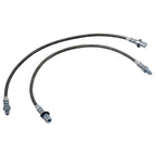 2 x Braided Extended Brake Lines Hose for Toyota 80 Series (1989–1998)